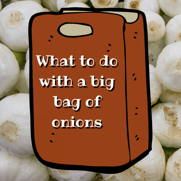 What to do with a big bag of onions. Learn the easiest way to chop and freeze onions.