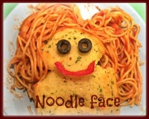 Noodle face-play with your food