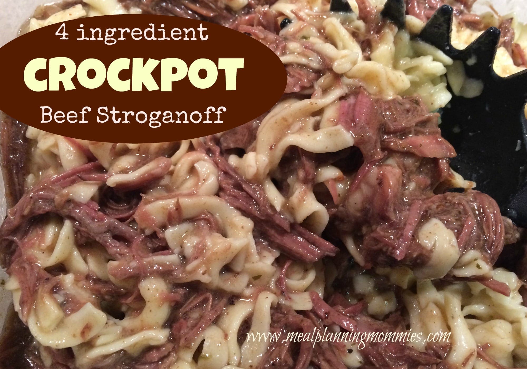 4 ing. crockpot beef stroganoff