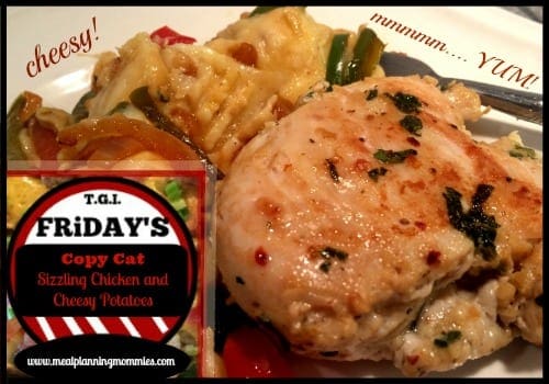 tgifridays sizzling chicken and cheese