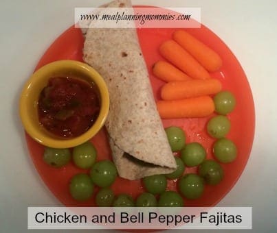 Chicken and Bell Pepper Fajitas