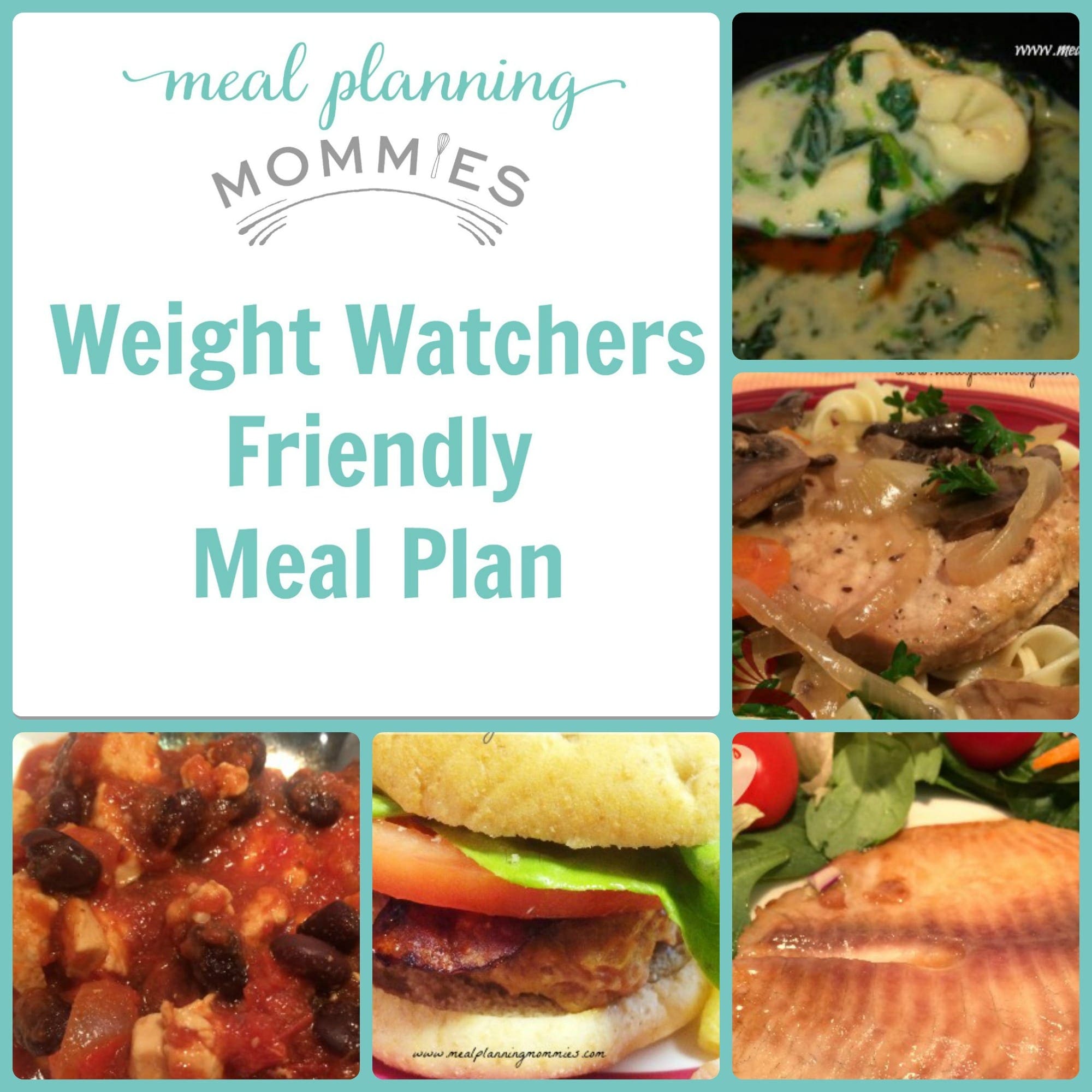 Meal Planning Mommies WW Meal Plan