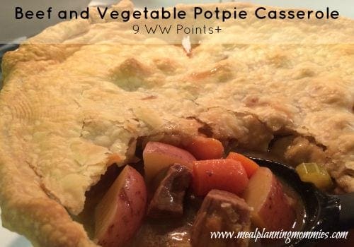 Beeg and vegetable potpie casserole-Meal Planning Mommies