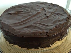 chocolate cake done