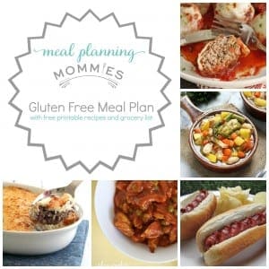 Gluten Free Meal Plan Aug 10