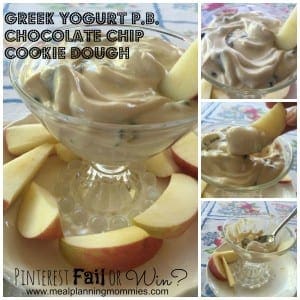 Peanut Butter Greek Yogurt Collage