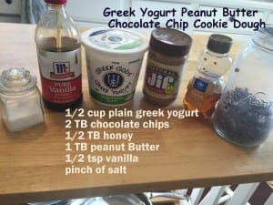 greek yogurt cookie dough ingredients