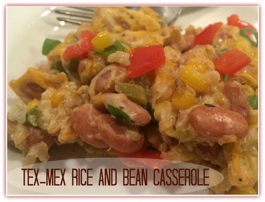 tex mex rice and bean casserole Meal Planning Mommies