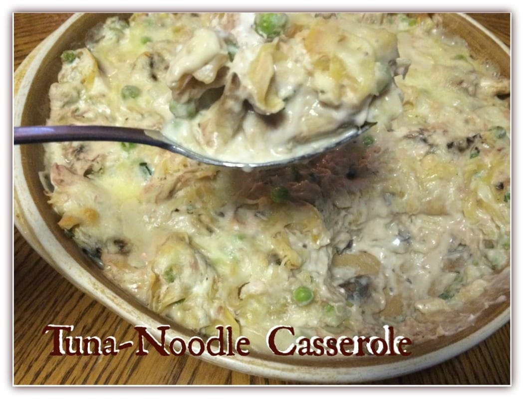 tuna-noodle casserole Meal PLanning Mommies