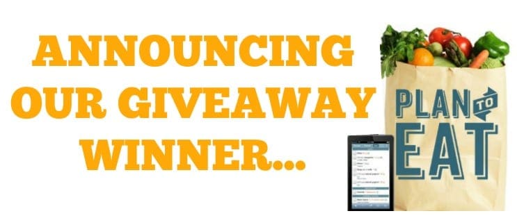 ANNOUNCING OUR GIVEAWAY WINNER
