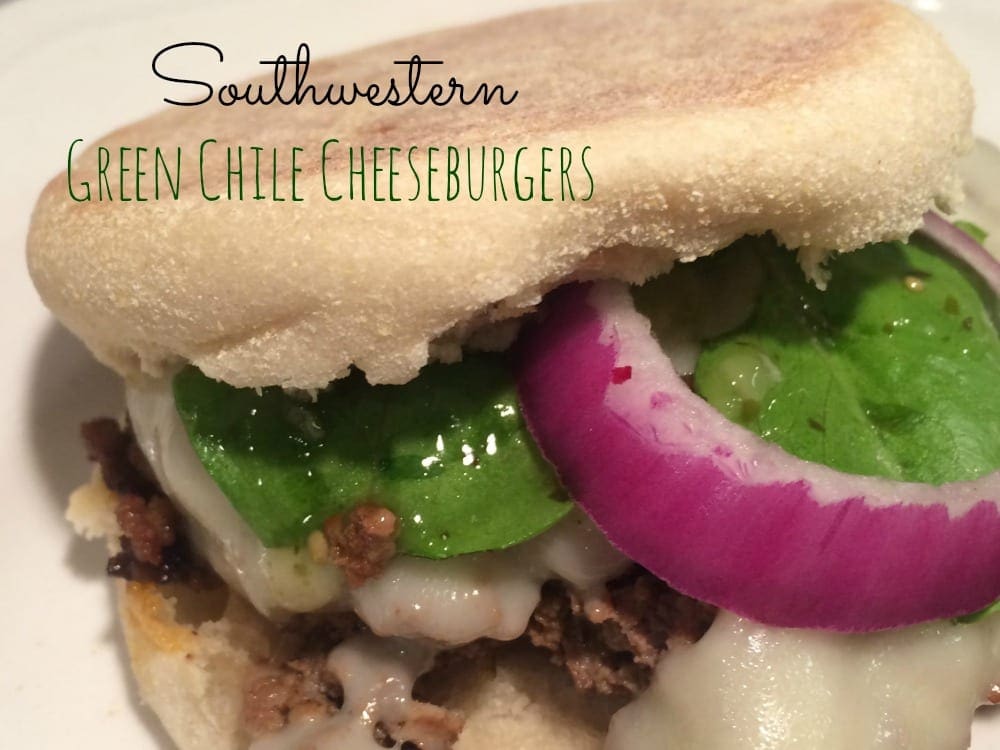 Southwestern Green Chili Cheeseburgers 2