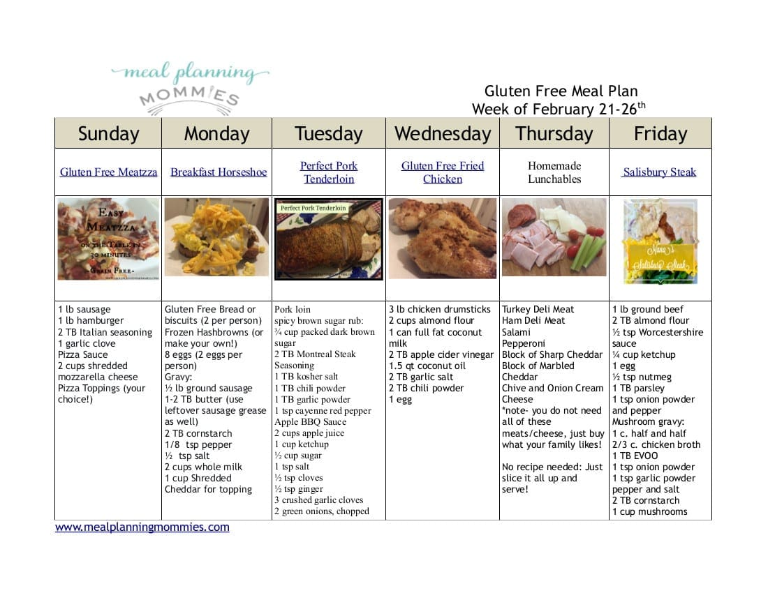 Meal Plan February 21