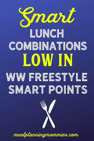 One month's worth of smart lunch combinations that are low in WW FreeStyle SmartPoints.