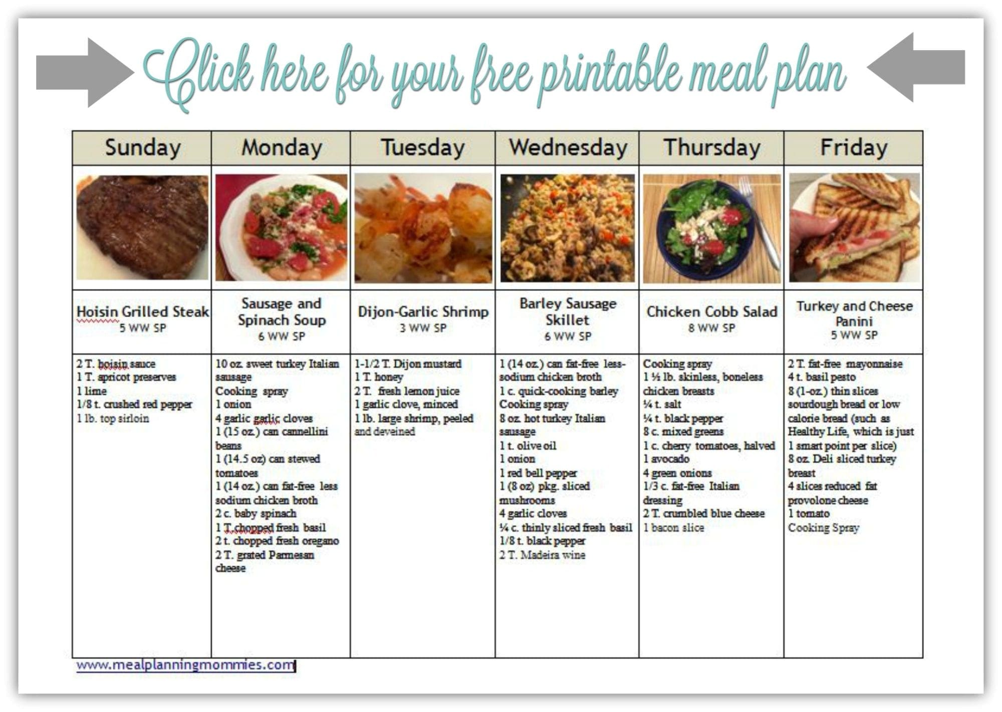 meal plan picture