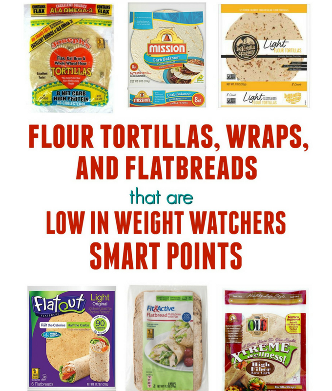 List of low Smart Points tortillas