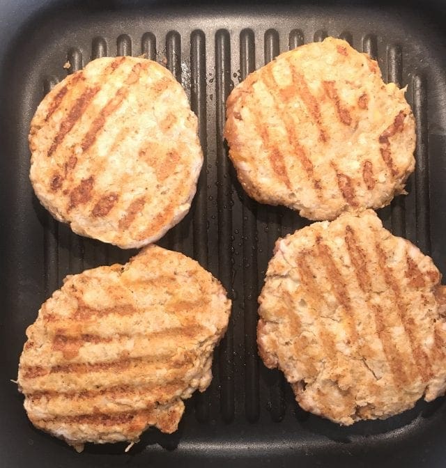 Grill your Cataline Taco Turkey Burgers.