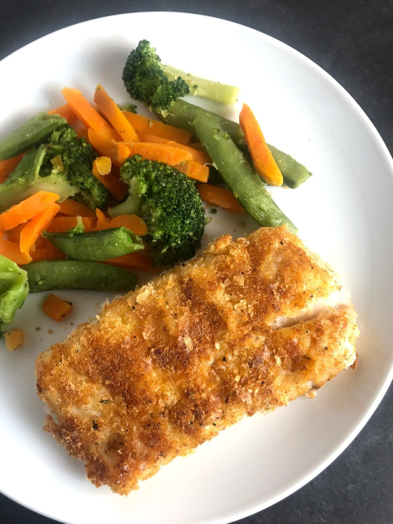 This delicious potato crusted cod is just 4 WW FreeStyle Smart Points per serving.