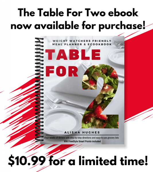 The Meal Planning Mommies Table for Two ebook sales ends October 7, 2018