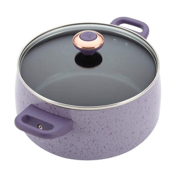 Paula Deen® Lavender Speckle Signature Porcelain Cookware Set