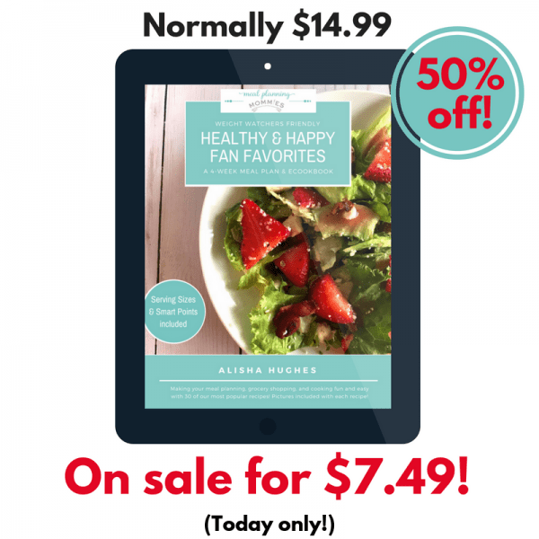 Cyber Monday sale on Meal Planning Mommies - all ebooks are 50% off!