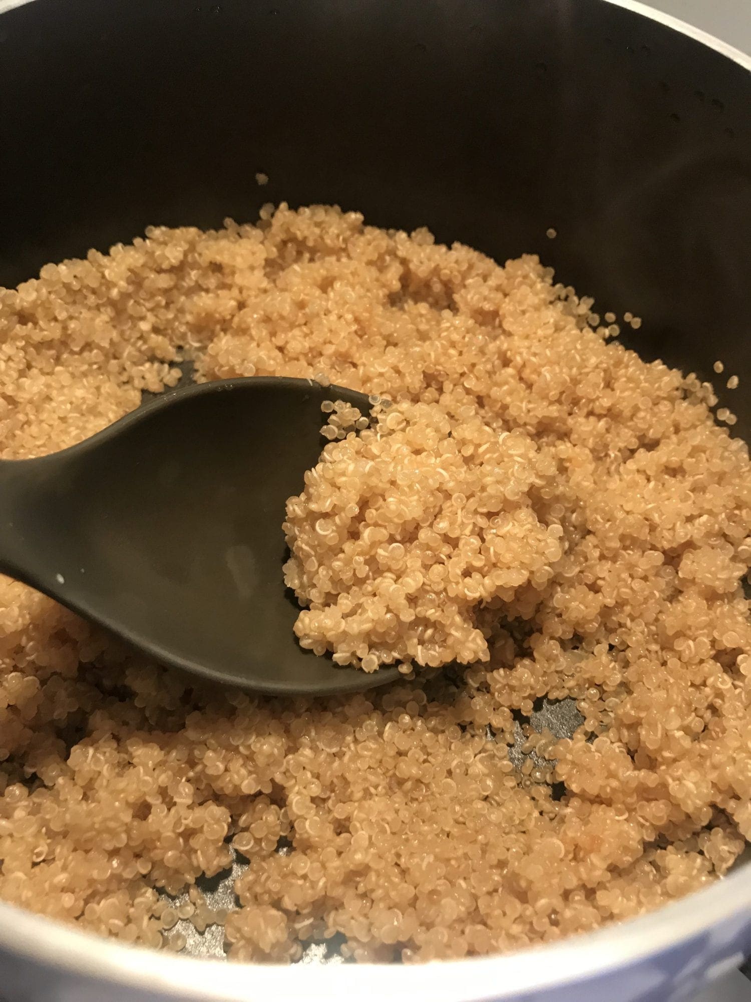 Cook quinoa with chicken broth and skip the salt.