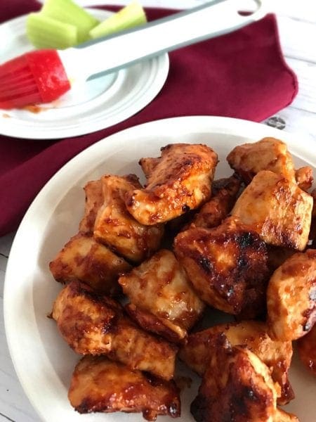 Great Super Bowl Party snack: BBQ Chicken - Just 2 WW FreeStyle SmartPoints per serving!