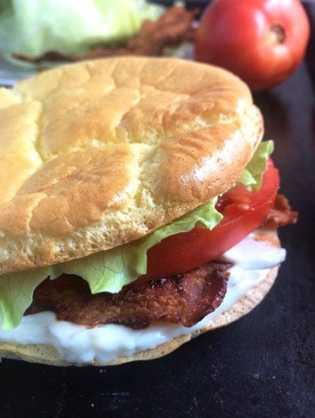 Great Super Bowl Party snack: Whoopsie BLT sandwiches