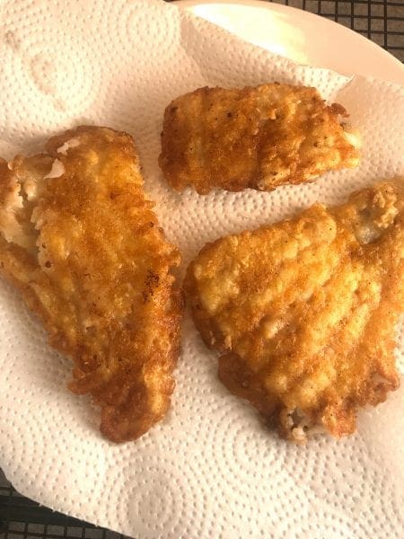 Battered fish perfectly seasoned and crispy - Healthy battered cod fish perfect for anyone on the WW (Weight Watchers) program. Just 3 WW FreeStyle SmartPoints per battered fish fillet!