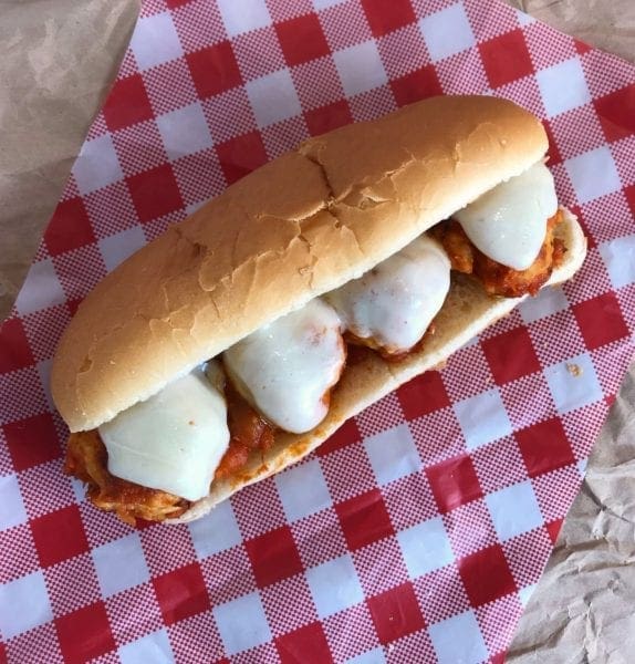 Chicken Parmesan Meatball Sub Sandwiches on Meal Planning Mommies.