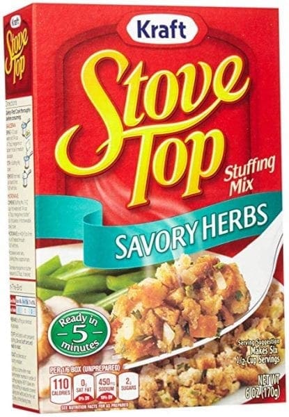 Stove Top Savory Herbs stuffing goes great in a slow cooker salmon loaf.