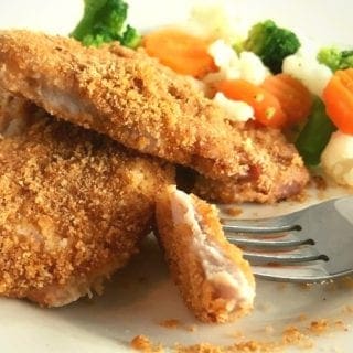 Breaded Baked Weight Watcher Friendly Pork Tenders
