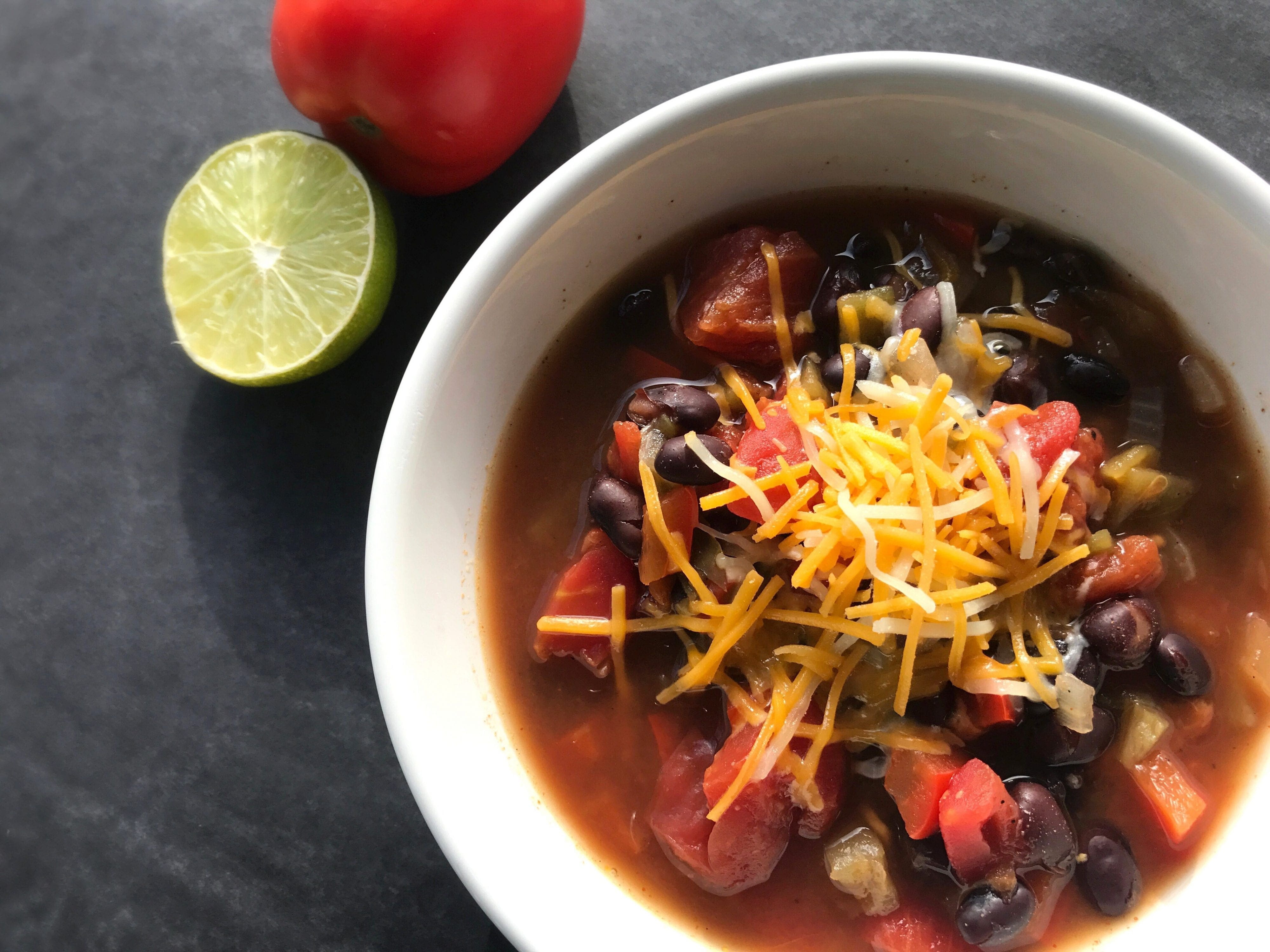 Mexican Black Bean and Tomato Soup - Meal Planning Mommies