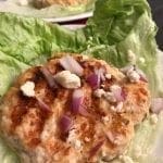 Italian Turkey Feta Burger Lettuce Wraps