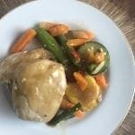 Spring Chicken and Vegetables w/ Sweet Gravy