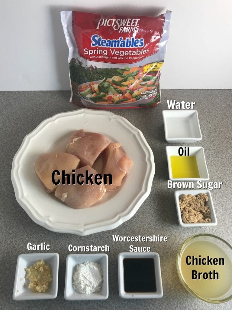 Spring Chicken and Vegetables w/ Sweet Gravy - Meal Planning Mommies