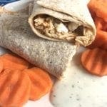 Salsa Ranch Shredded Chicken Burritos (Instant Pot or Slow Cooker)