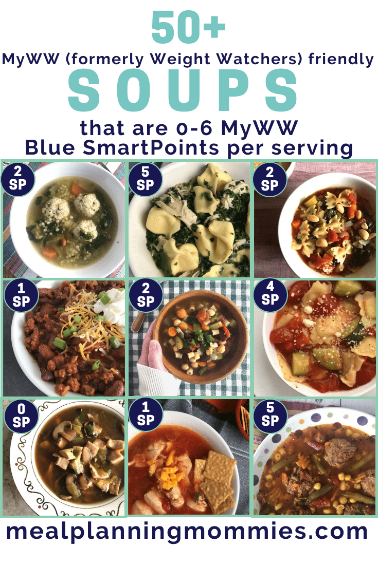 Myww Blue Plan Friendly Soup Recipes Meal Planning Mommies