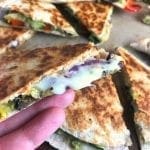 Roasted Vegetable & Provolone Quesadillas