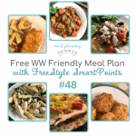 WW FreeStyle Friendly Meal Plan #48