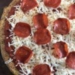 Zucchini Crust Pepperoni Pizza