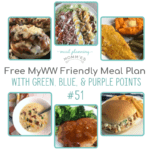 MyWW friendly meal plan #51