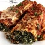 Slow Cooker Spinach Manicotti