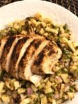 Chipotle Grilled Chicken with Apple Salsa