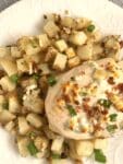 Bacon Bleu Chicken and Hashbrowns