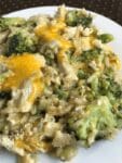 Skillet Cheddar Broccoli Chicken Casserole