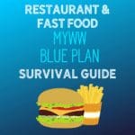 Low Point MyWW Blue Plan Restaurant and Fast Food Options