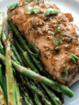 Bragg Seasoned Salmon and Asparagus